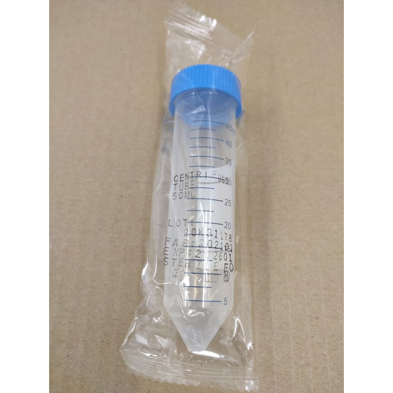 Tubo esteril 50 ml. Graduado ComoZeta