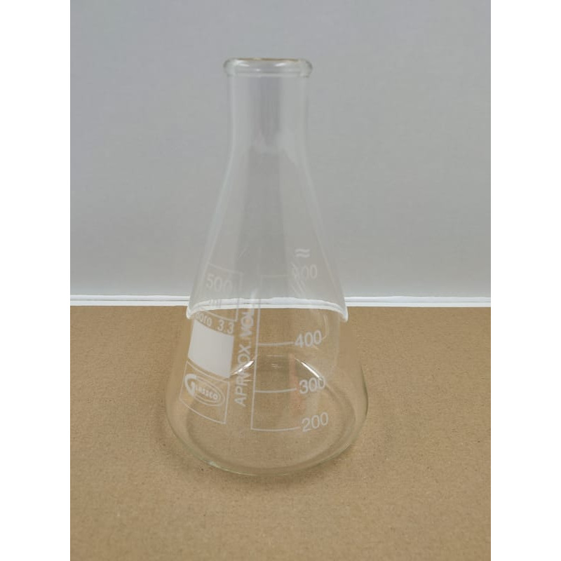 Matraz Erlenmeyer 500 mililitros.comozeta