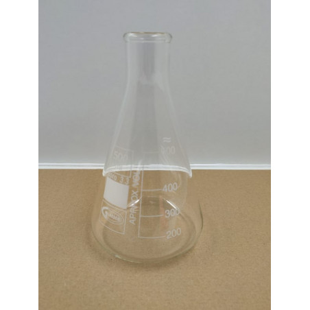 Matraz Erlenmeyer 500 mililitros.comozeta